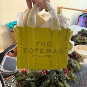 Marc Jacobs Lime Green Tote Bag